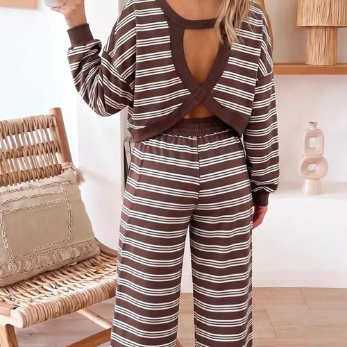 Wide-Leg Two-Piece Set